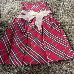 Girls Dress-Christmas Plaid